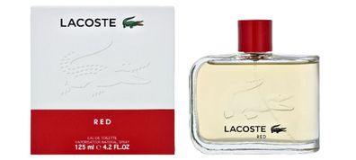 Lacoste Red 125ml Eau de Toilette Herrenparfum EDT Neu & OVP