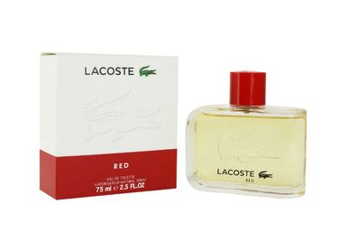 Lacoste Red 75ml Eau de Toilette Herrenparfum EDT Neu & OVP