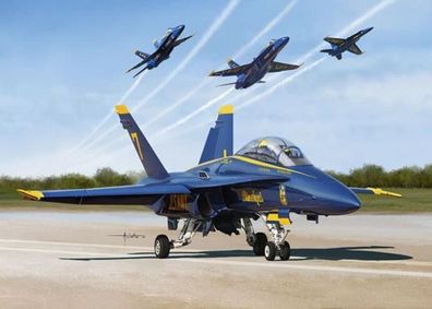 Kinetic 1:48 K48073 USN BLUE ANGLE 2017 F/A-18A/B/C/D