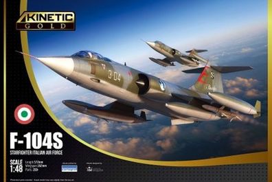 Kinetic 1:48 K48093 F-104G/S ASA/M Starfighter Italian Air Force