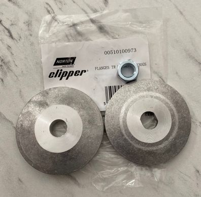 Norton Clipper Flansch Set + Mutter für TR232 S & TR232 L - Flange Kit 510100973