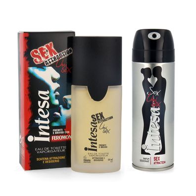 intesa SEX Attraction Parfum 50ml Eau de Toilette + Deo 125ml