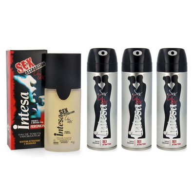 intesa SEX Attraction EdT Parfüm 50ml Pheromone + 3x deo