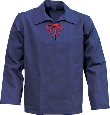 Kansas Hemd Baumwoll-Schlupfjacke 7388 KC Marineblau