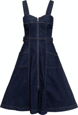 Queen Kerosin Damen Swing Kleid Denim