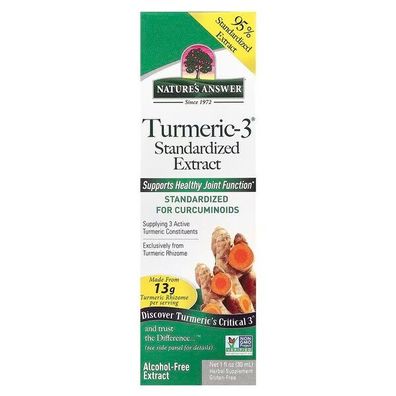 Turmeric-3 Standardized Extract - 30 ml