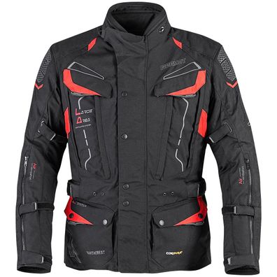 Germot Jacke Textiljacke Northwest Black/Red