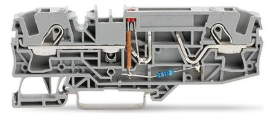 1St. Wago 2006-1681/1000-434 2-Leiter-Sicherungsklemme für Kfz-Flachsicherungen