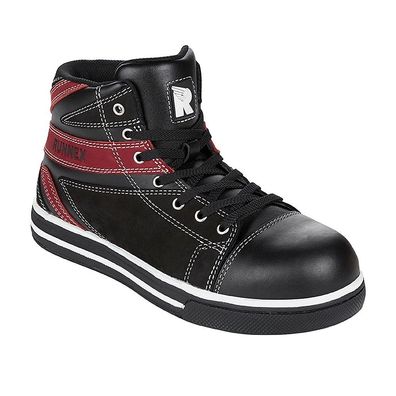 RUNNEX S3-Sicherheitsschnürstiefel SportStar Schwarz/Rot