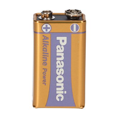 Panasonic 9V Block Alkaline Power 9V Batterie Blister