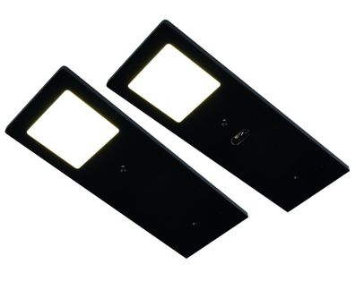 LED Unterbauleuchte Küche 2x3 W, Küchenleuchte Eco-Pad, warmweiß