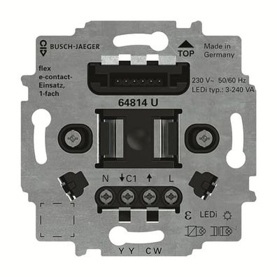 1St. Busch-Jaeger 64814 U 64814 U e-contact-Eins. flex, 1-f 2CKA006800A3047