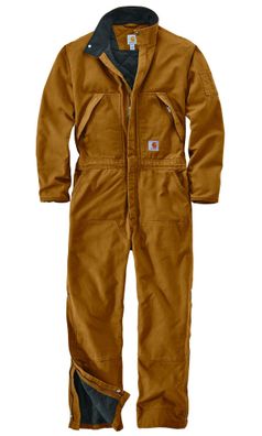 Carhartt Washed Duck Insulated Coverall Carhartt® Brown