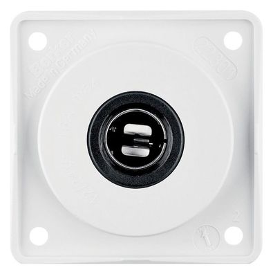 1St. Berker 945172509 Steckdose 12 V, Integro Modul-Einsätze, polarweiß glänzend