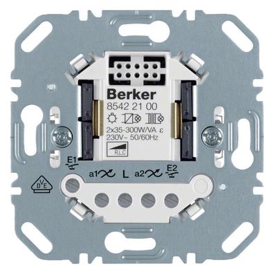 1St. Berker 85422100 Universal Tastdimmer 2fach 2-Draht