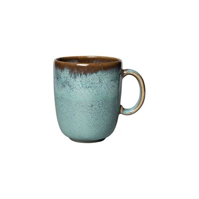 like. by Villeroy & Boch Lave glacé Becher mit Henkel Steingut blau 1042829651