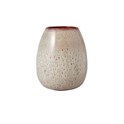 like. by Villeroy & Boch Lave Home Vase Drop beige groß Steingut beige 1042865070