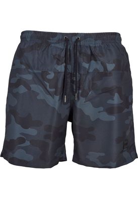 Urban Classics Badehose Camo Swim Shorts Darkcamouflage