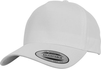 Flexfit Cap 5-Panel Curved Classic Snapback White