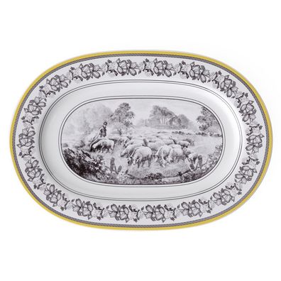 Villeroy & Boch Audun Ferme Platte oval Premium Porcelain bunt 1010672960