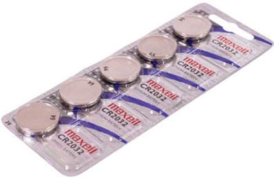 Maxell CR2032 Lithium Knopfzelle 3V 5er Blister