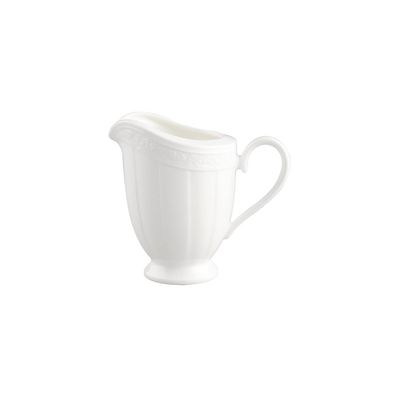 Villeroy & Boch White Pearl Milchkännchen 6 Pers. Premium Bone Porcelain weiß