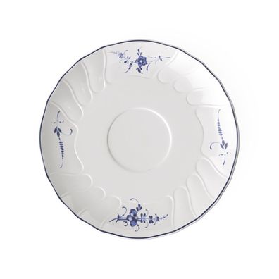 Villeroy & Boch Vieux Luxembourg Suppen-Untertasse Premium Porcelain weiß 1023412520