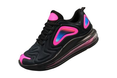 Planets 609 Neon Luftpolster Turnschuhe Schuhe Sneaker Sportschuhe Neu Damen