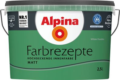 2,5L ALPINA Farbrezepte Wildes Paradies, Matt