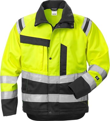 Fristads Warnschutz-Jacke High Vis Jacke Kl. 3 4026 PLU Warnschutz-Gelb/Schwarz