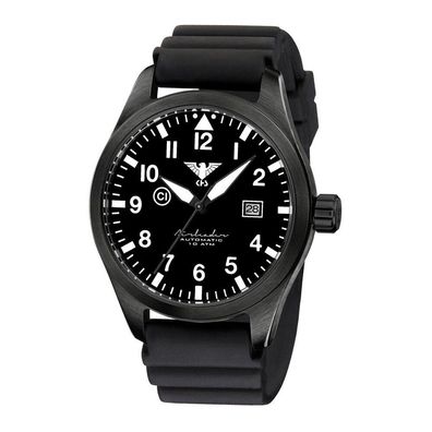 KHS - KHS. Airbsabla. DB - Armbanduhr - Automatik - Airleader Black Steel - Herren