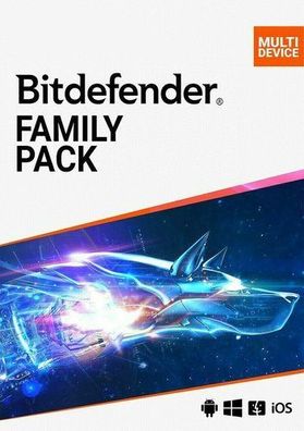 Bitdefender Family Pack bis zu 15 Geräte | 1 Jahr | inkl. VPN