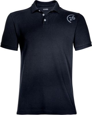 Uvex Poloshirt Kollektion Schwarz (88360)