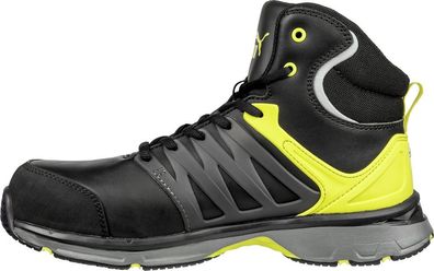 Puma Safety Sicherheitsschuh Velocity 2.0 Yellow Mid S3 ESD HRO SRC Schwarz/Gelb