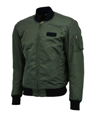 Bores Motorrad Aramid-Fliegerjacke Bomberjacke Olive