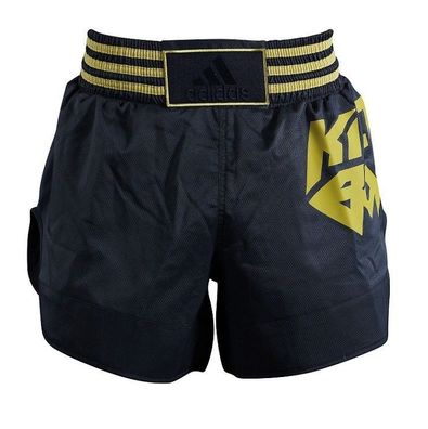 adidas Thai- und Kickbox-Shorts Micro Diamond Schwarz / Gold