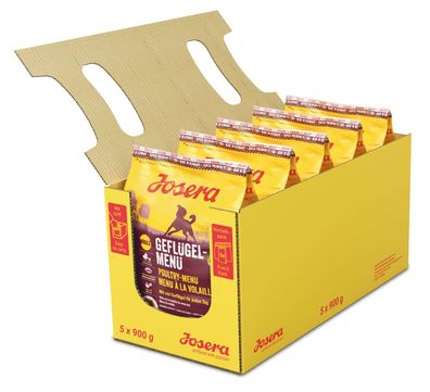 Josera Geflügel-Menü - Viel Geflügel für jeden Tag 5x900g