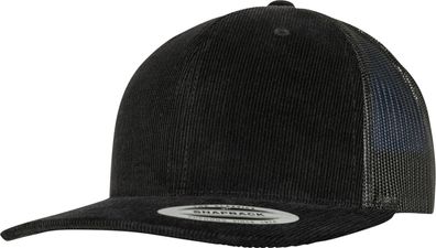 Flexfit Cap Corduroy Retro Trucker Black