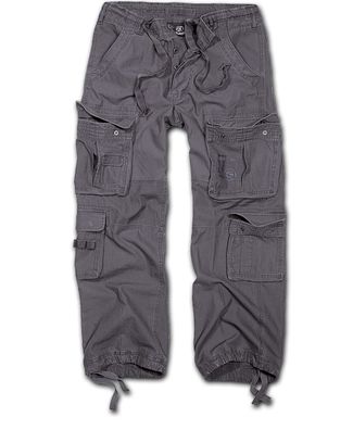 Brandit Hose Pure Vintage Trouser in Anthracite