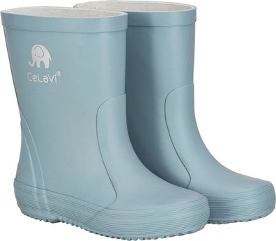 CeLaVi Kinder Gummistiefel Basic Wellies Solid Smoke Blue