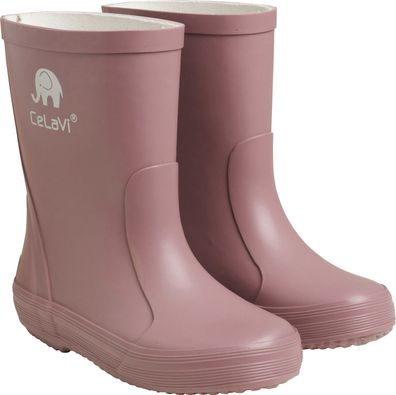 CeLaVi Kinder Gummistiefel Basic Wellies Solid Burlwood