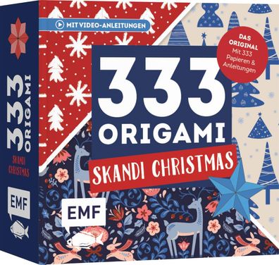 333 Origami - Skandi Christmas - Zaubersch?ne Papiere falten f?r die Weihna