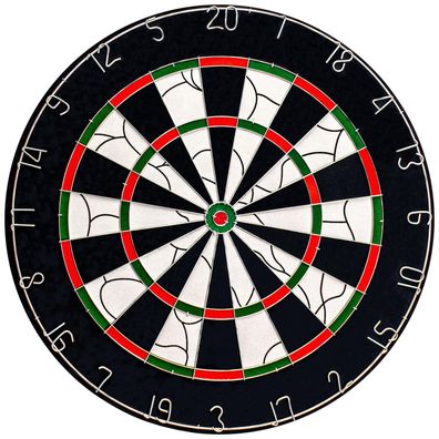 BULL'S Bristol Flocked Paper Dartboard | Dartboard Platte Dartscheibe