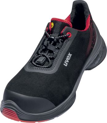 Uvex 1 G2 Halbschuhe S3 68382 Schwarz, Rot (68382)