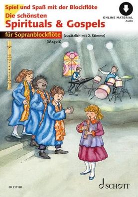 Die sch?nsten Spirituals & Gospels sehr leicht bearbeitet. 1-2 Sopran-Block