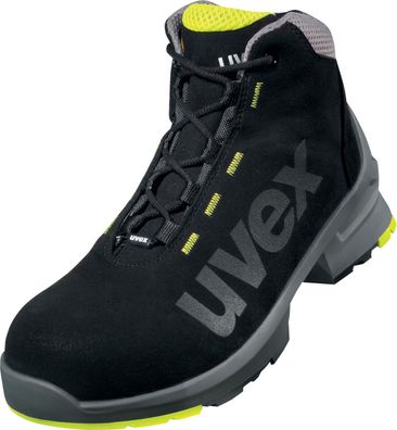 Uvex 1 Stiefel S2 85458 Schwarz, Gelb (85458)