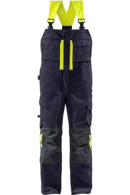 Fristads Schweisser latzhose 1029 WEL Marine/Warnschutz-Gelb