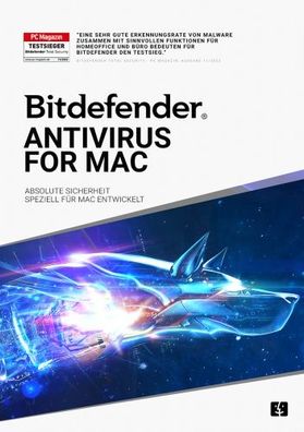 Bitdefender Antivirus FOR MAC / 1 Gerät / 1 Jahr / ESD