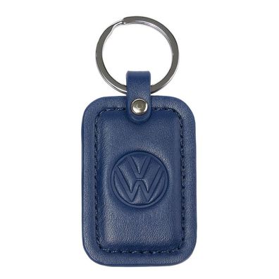 Original VW Schlüsselanhänger Volkswagen Logo Keyring Anhänger Blau 330087010287