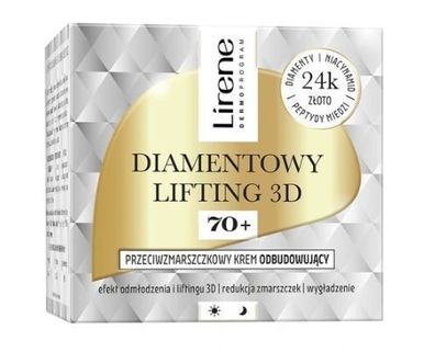 Lirene Diamentlift 3D Anti-Aging Creme 70 + , 50ml